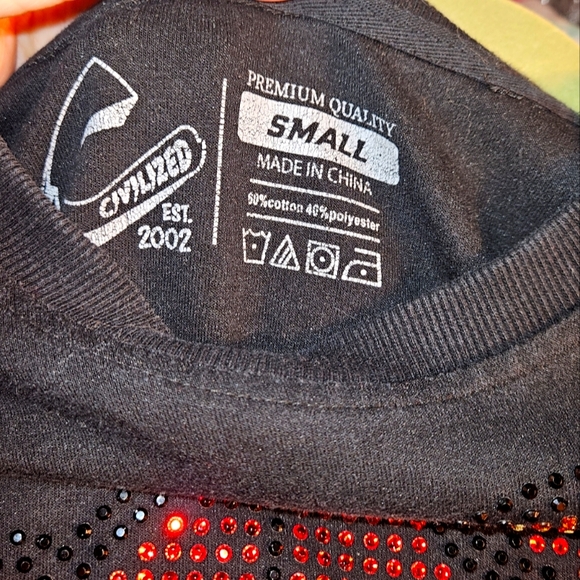 Civilized Bedazzled Sweatshirt - Picture 1 of 2